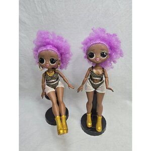LOL Surprise OMG 9" Winter Disco Fashion Doll *24K DJ Series- Lot Of 2